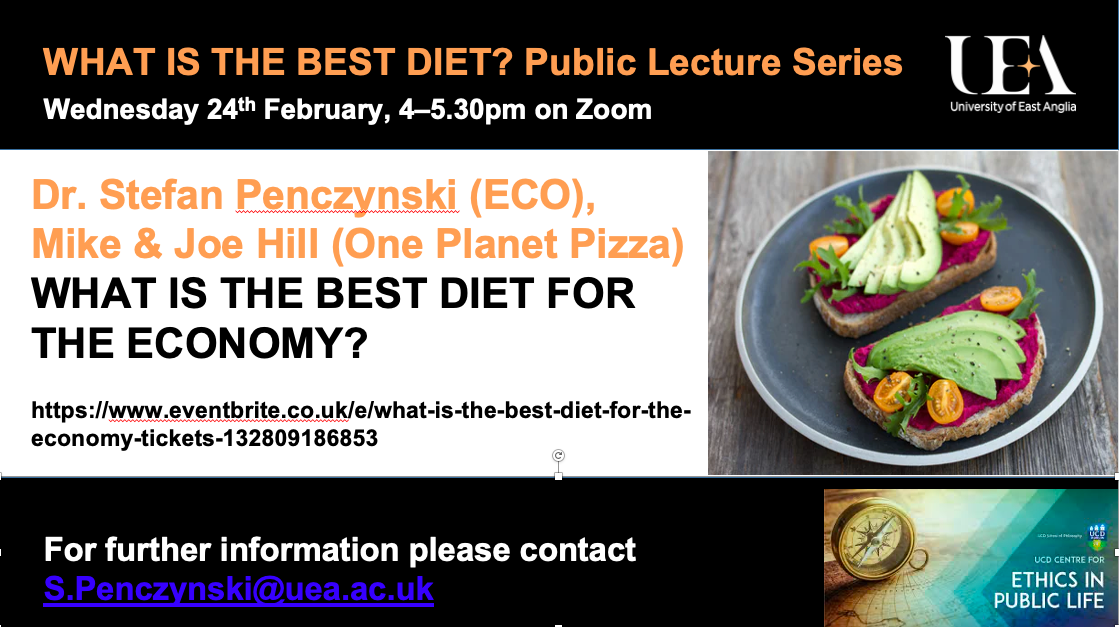 Poster for Best Diet public lecture 2